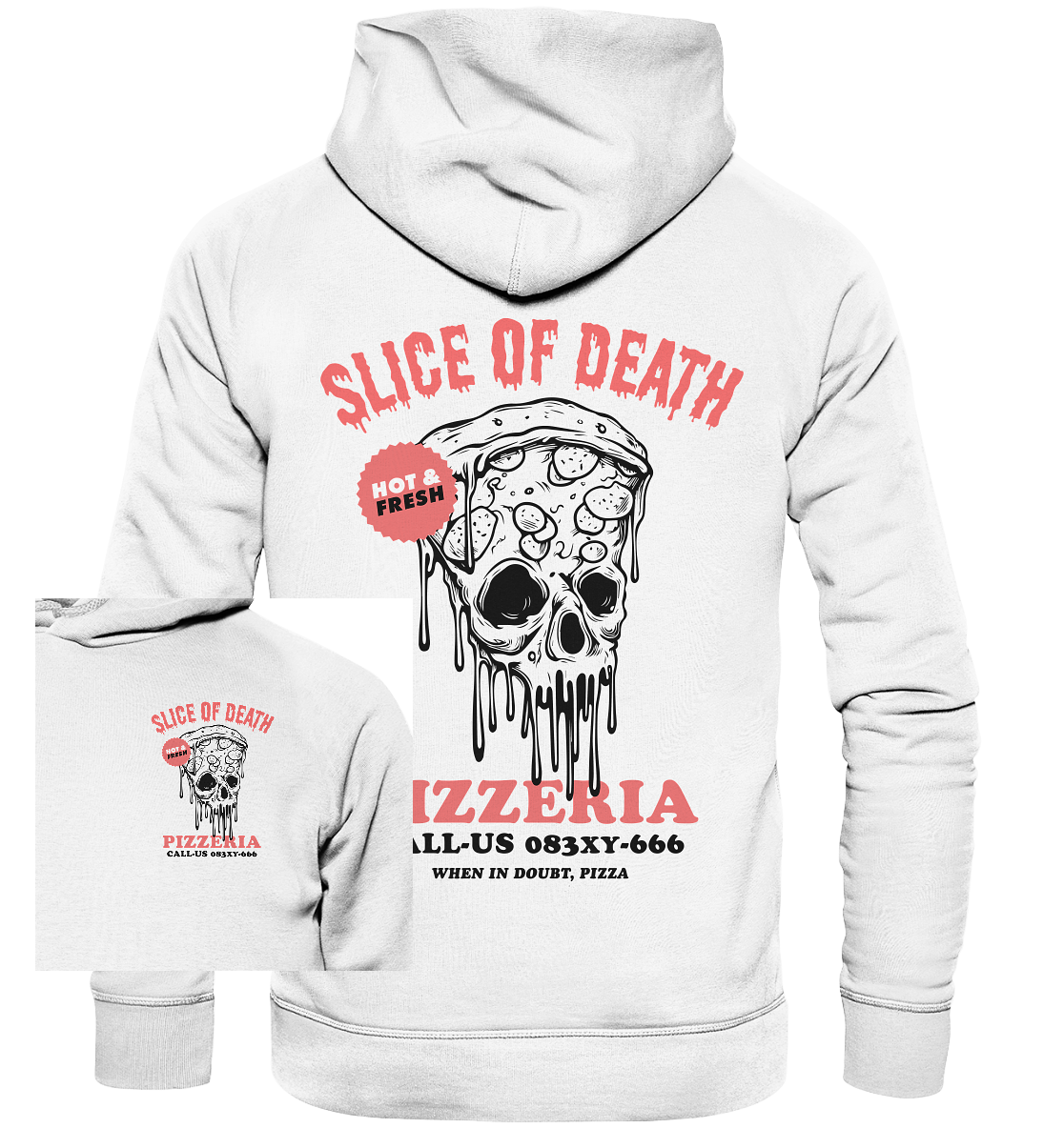 Slice of Death - Organic Hoodie