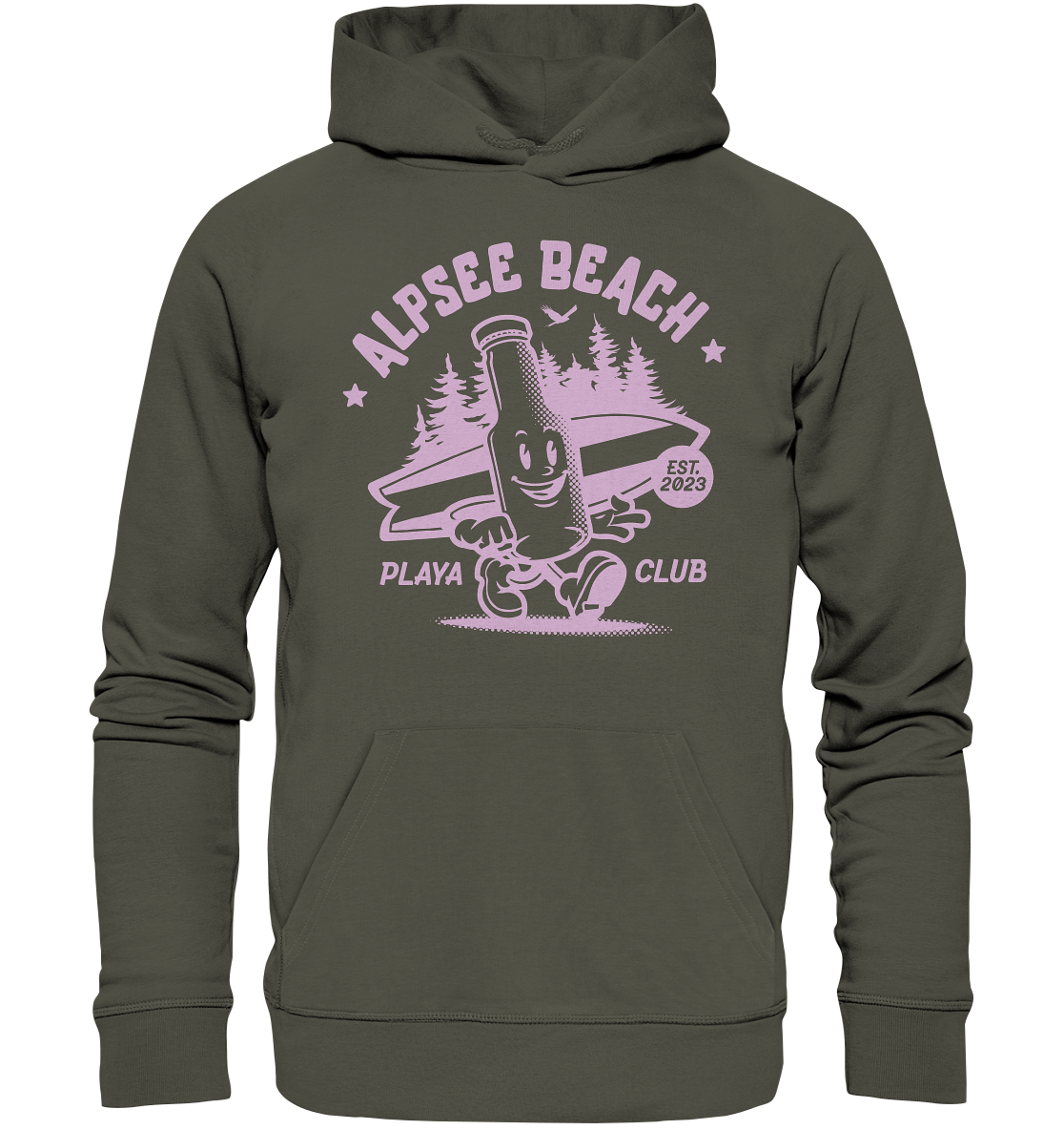 Alpsee Beach - Organic Hoodie