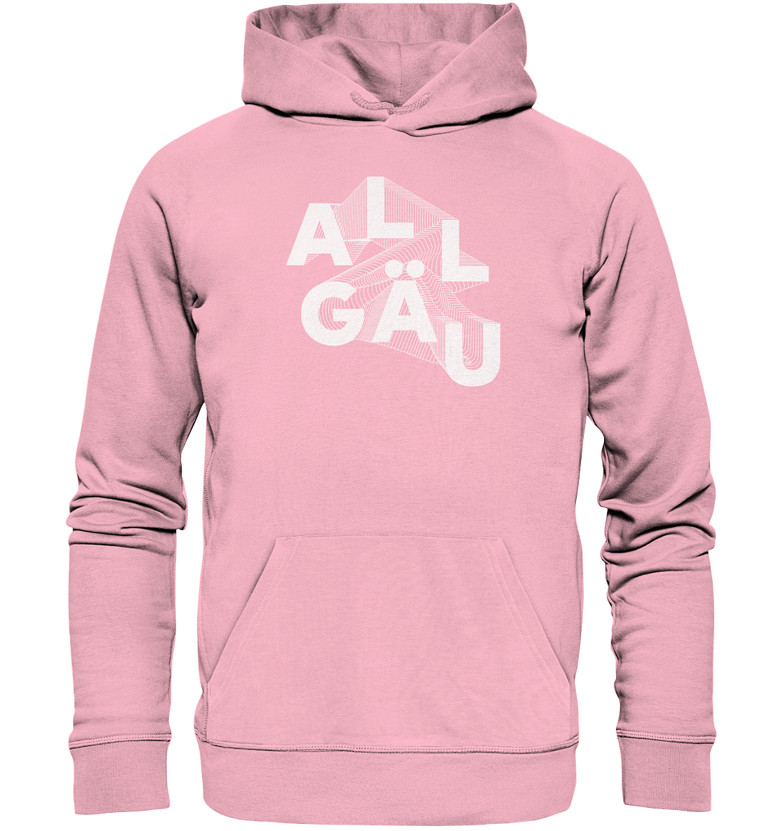 Allgäu Typo - Organic Hoodie